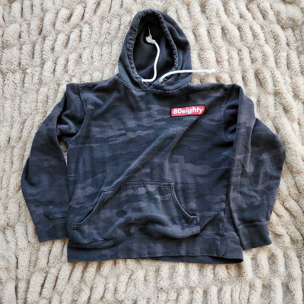 80Eighty Adult No size Estimated small medium Black Gray Camo Hoodie